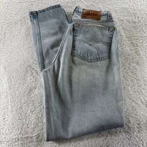 VTG‎ Levi's 512 Jeans Womens 11 Medium Light Wash 90s Denim Slim Straight Leg